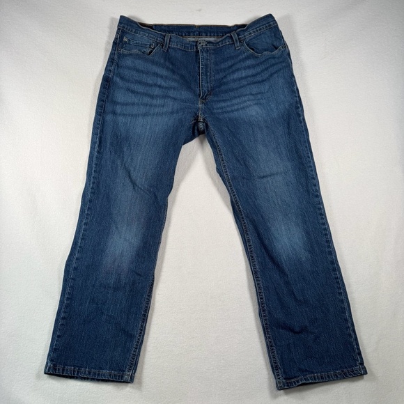 Levis Jeans Mens 40x30 Blue 541 Straight Leg Medium Wash - Picture 1 of 13